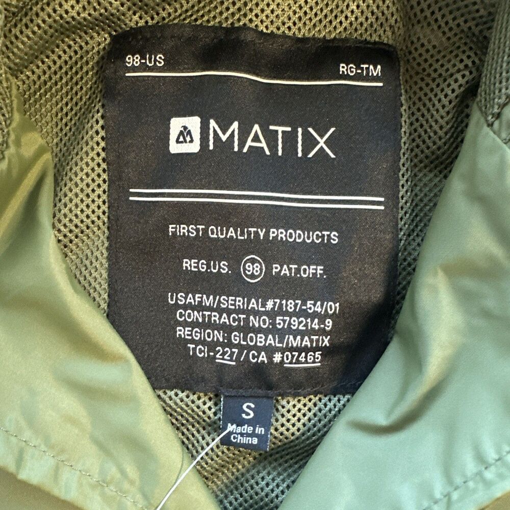 MATIX Men’s Compton Surf Club Windbreaker Jacket Lightweight Size S Small NWT - Picture 3 of 7